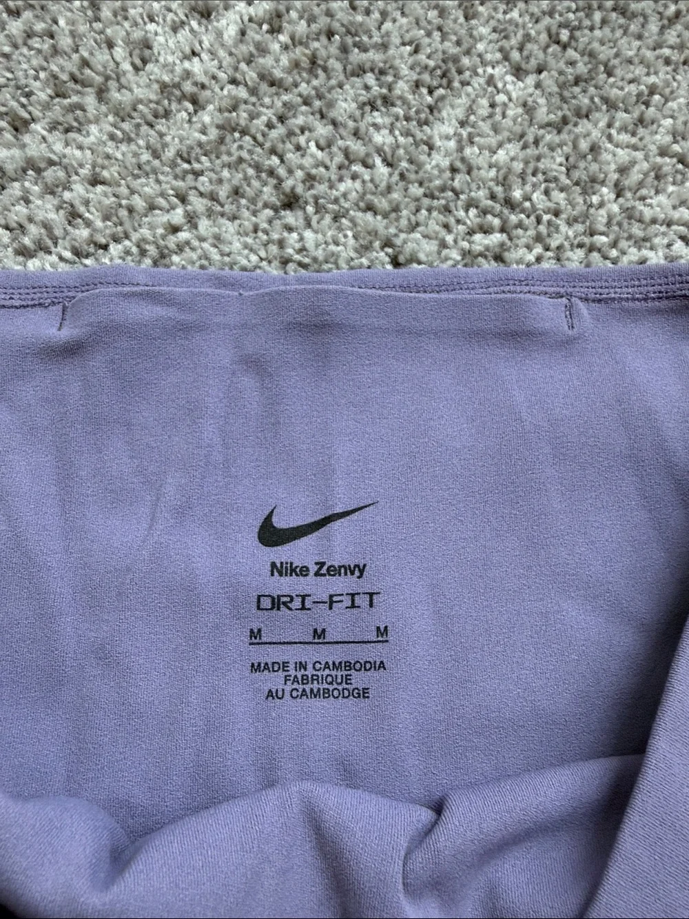 Nike Lavender High-Rise Bike Shorts